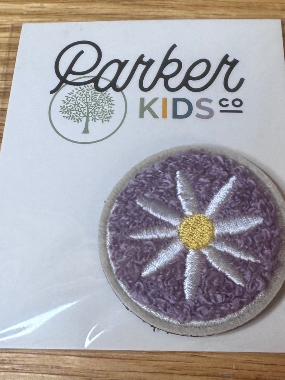 New Parker Kids Co Patch Spring Flower 1 1/2 In DIY Sewing Embroidered Patch